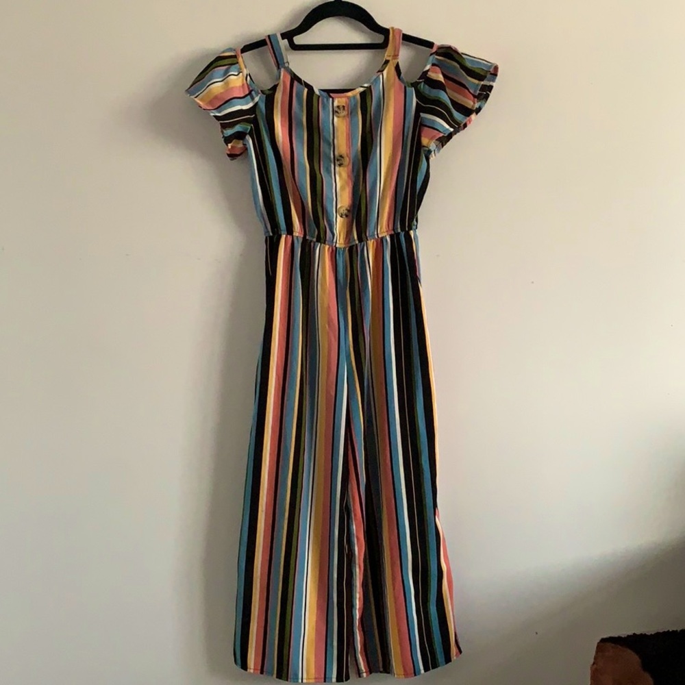 Striped Jumpsuit